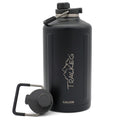 TrailKeg Sports Water Bottle, 128 oz, One Gallon, Vacuum Insulated Stainless Steel, Double Walled, Hot for 12 Hours, Cold for 48 Hours, Wide Mouth Metal Jug