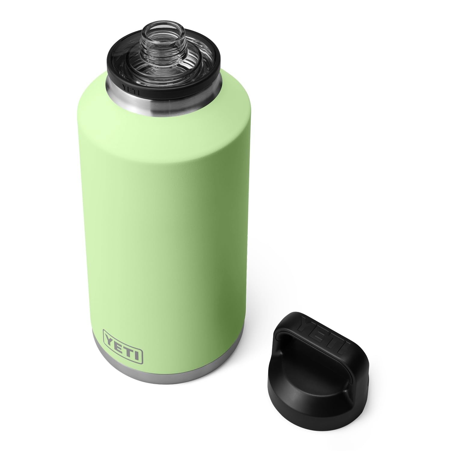 YETI Rambler 64 oz Bottle, Vacuum Insulated, Leakproof, Stainless Steel with Chug Cap, Sandstone Pink