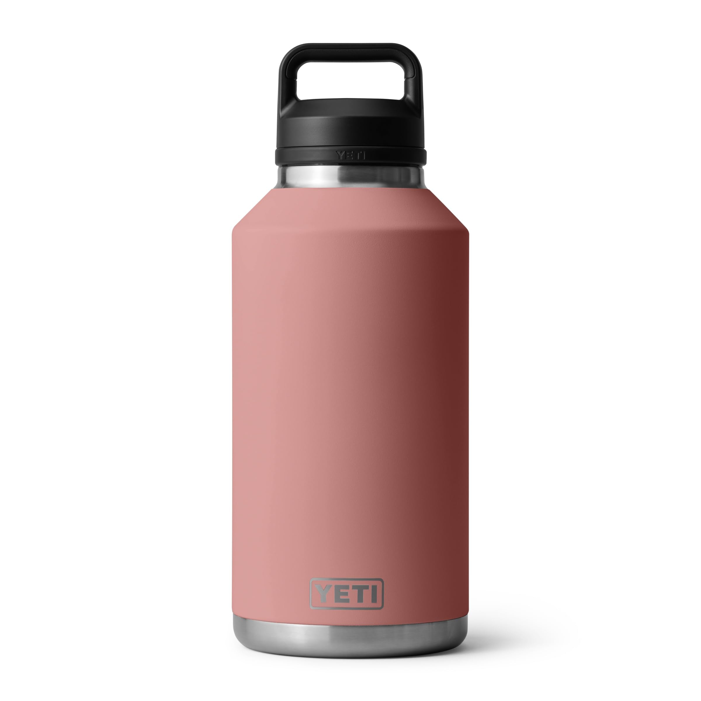 YETI Rambler 64 oz Bottle, Vacuum Insulated, Leakproof, Stainless Steel with Chug Cap, Sandstone Pink